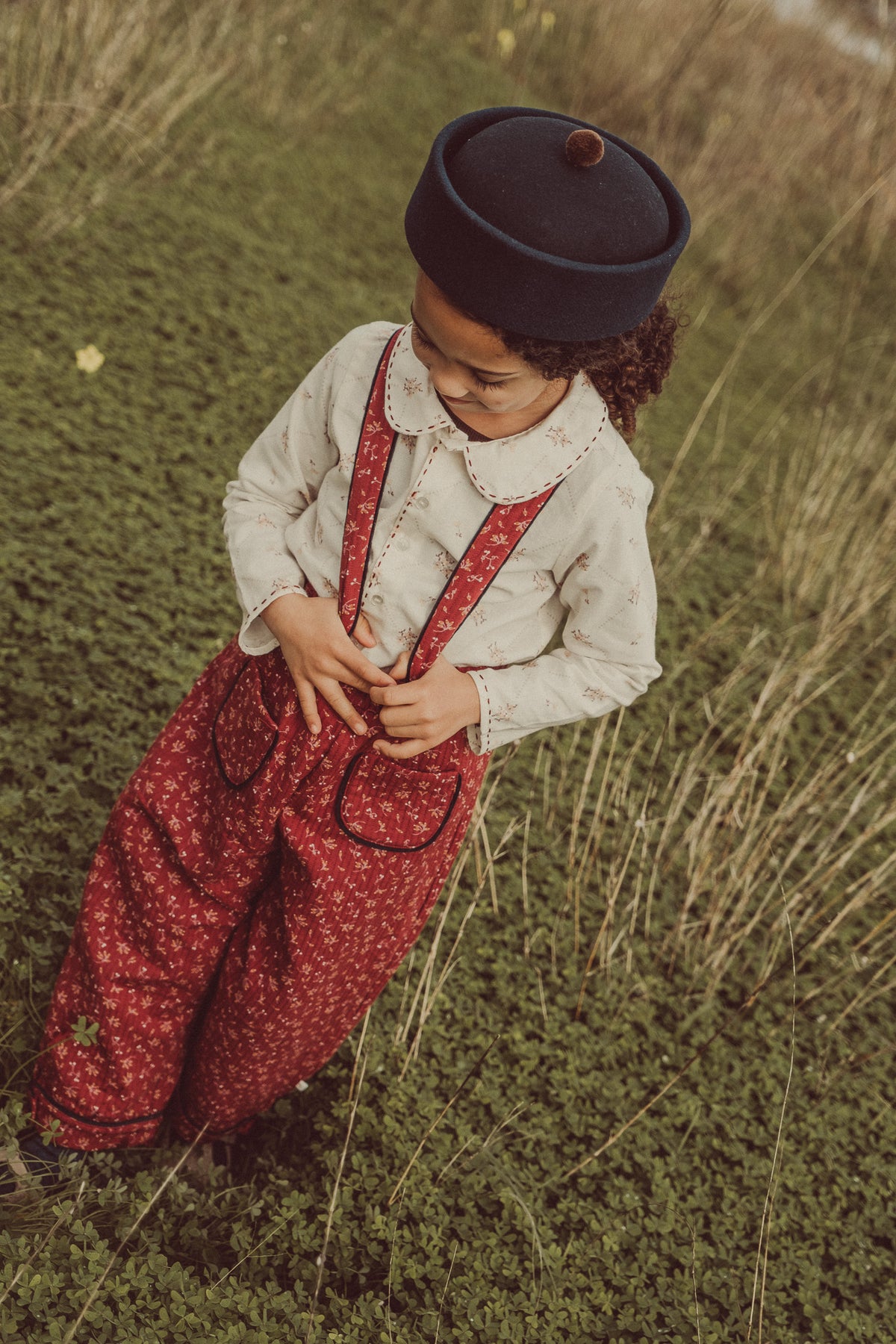 Lorena Shirt with Handmade Detail Flowered Rose