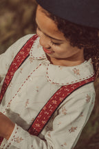 Lorena Shirt with Handmade Detail Flowered Rose