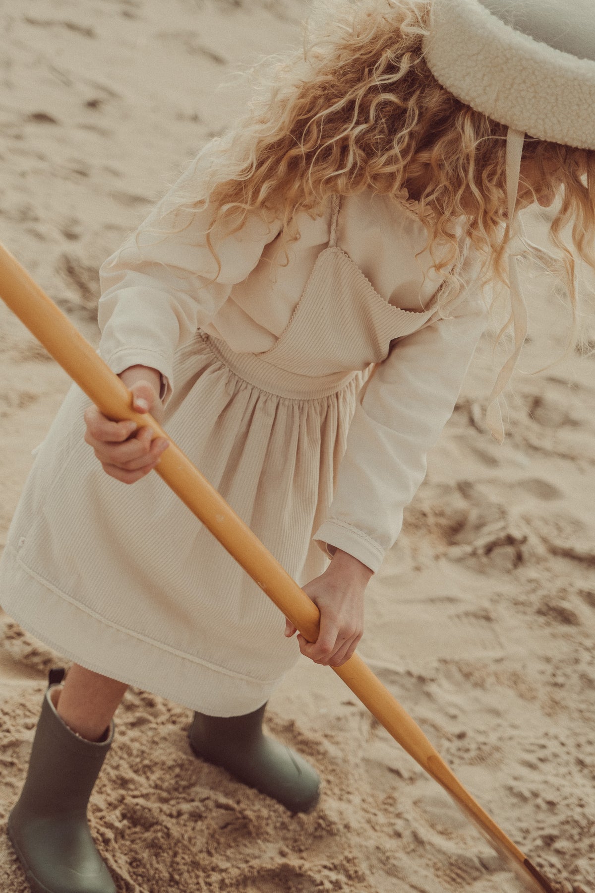 Eva Midi Dress Ecru