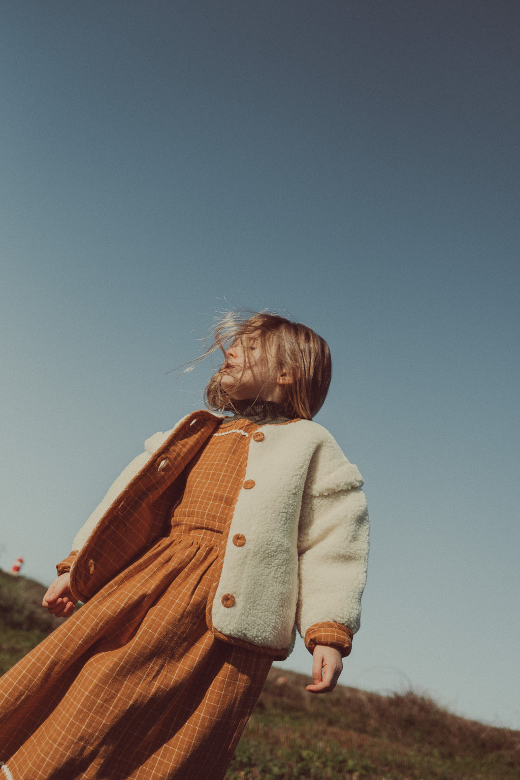Mimi Midi Dress Amber Checks
