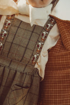 Flora Jumpsuit Green Tartan