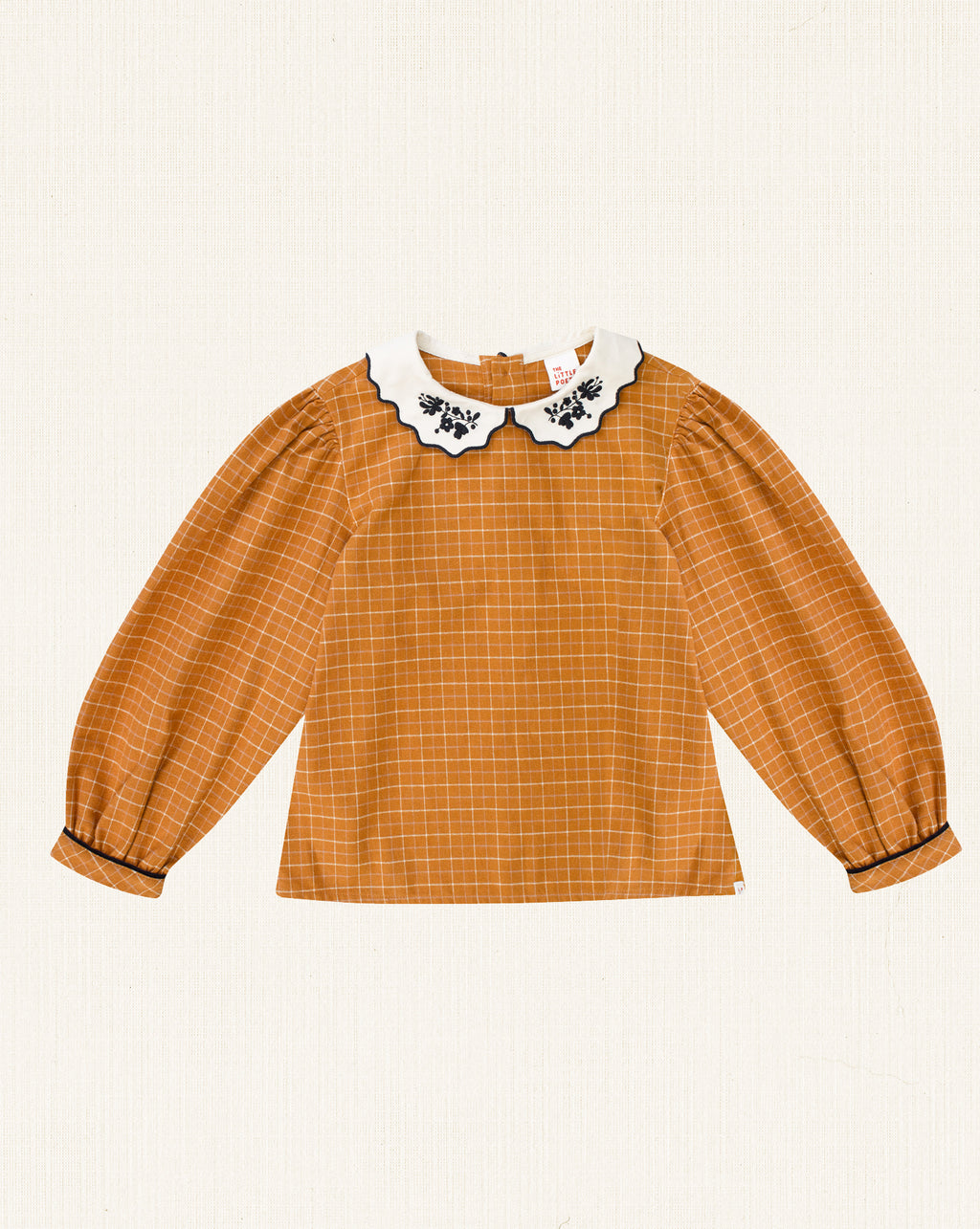 Alba Blouse Amber Checks