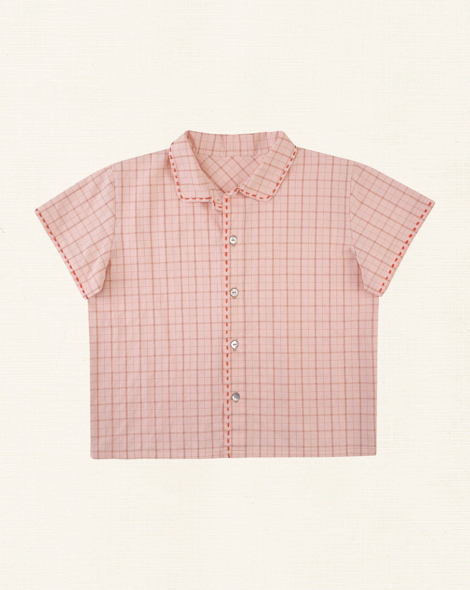 Alvaro Shirt - Vichy Rose (coming soon)