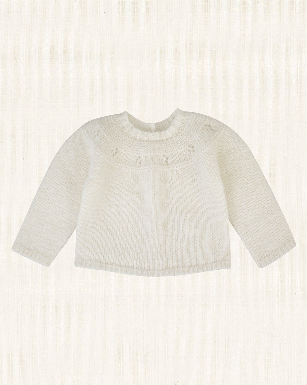 Aurora Baby Sweater Ecru