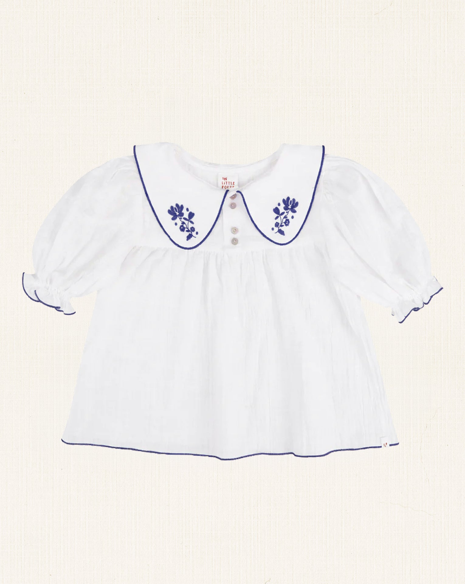 Sophia Blouse 3/4 Sleeves - Royal Blue