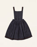 Carlota Dress Navy Tartan