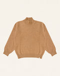 Carmen Fine Wool Turtleneck Sweater Caramel