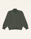 Carmen Fine Wool Turtleneck Sweater Green