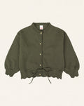 Cloe Fine Wool Cardigan Green