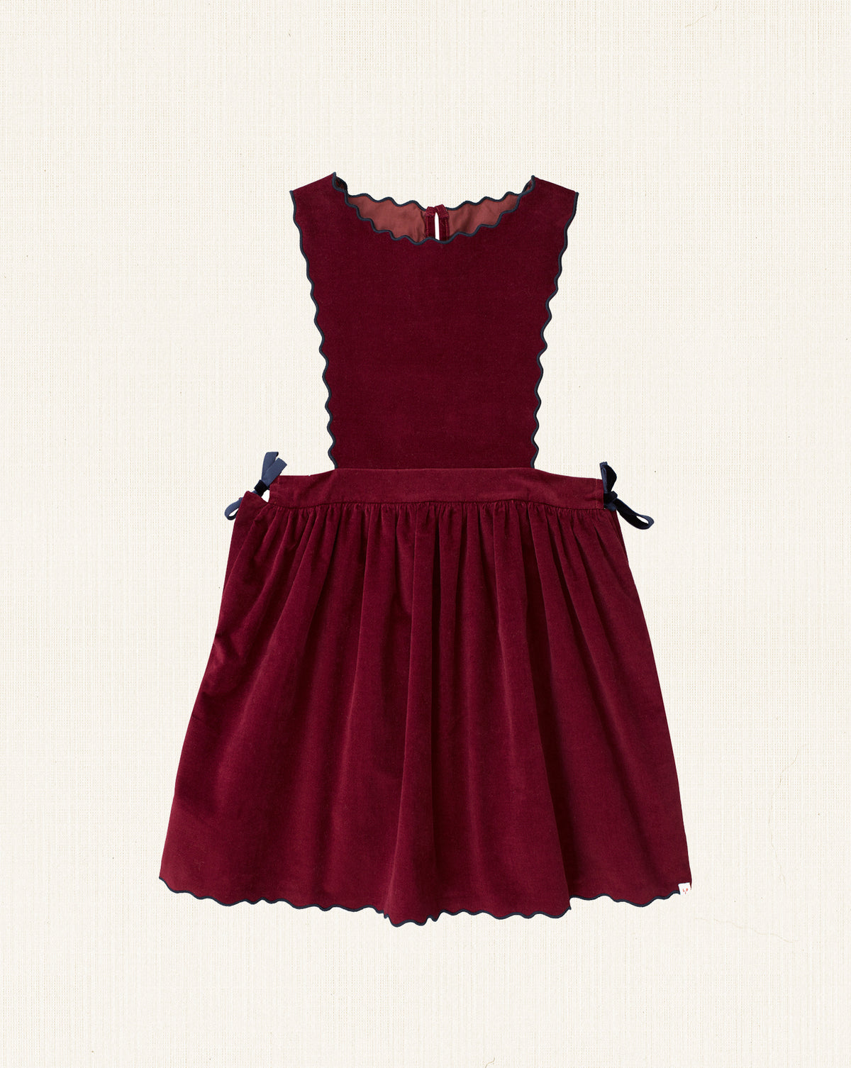 Concha Dress Granate Velvet