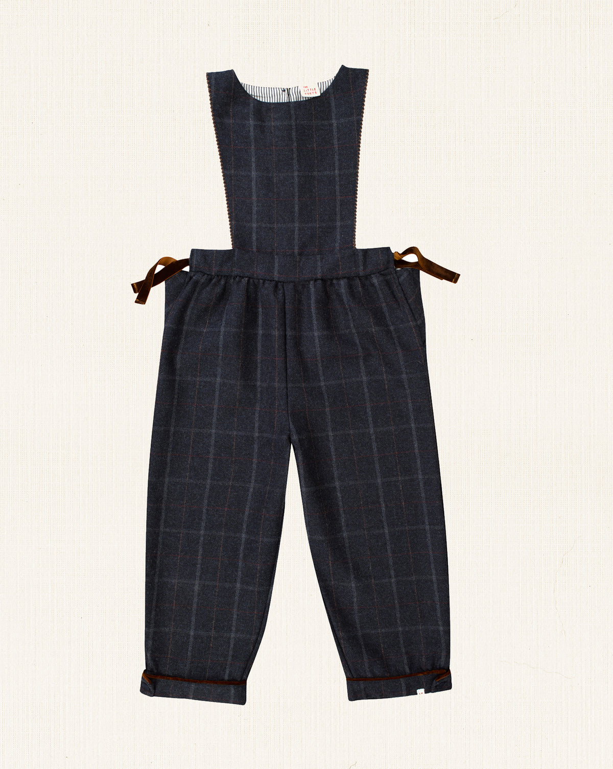 Constança Overall Navy Tartan
