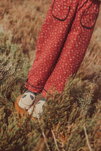 Cesária Pants Granate Flowers