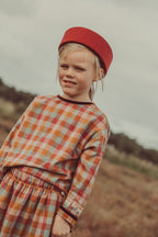 Elise Blouse Mixed Checks