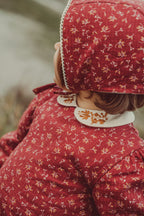 Lara Romper Granate Flowers