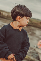 Artur Wool Sweater Navy