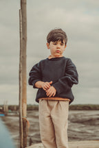 Artur Wool Sweater Navy