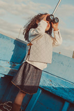 Ju Mini Skirt Navy Tartan