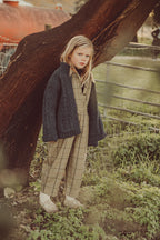 Carmen Fine Wool Turtleneck Sweater Navy
