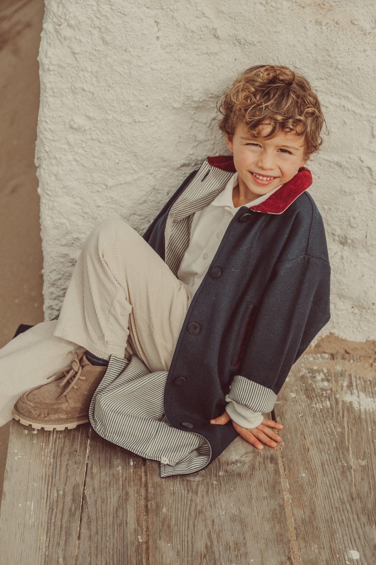 Sancho Corduroy Pants Ecru