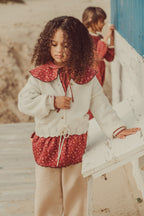 Cloe Fine Wool Cardigan Ecru