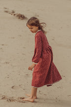 Grace Maxi Dress Granate Flowers