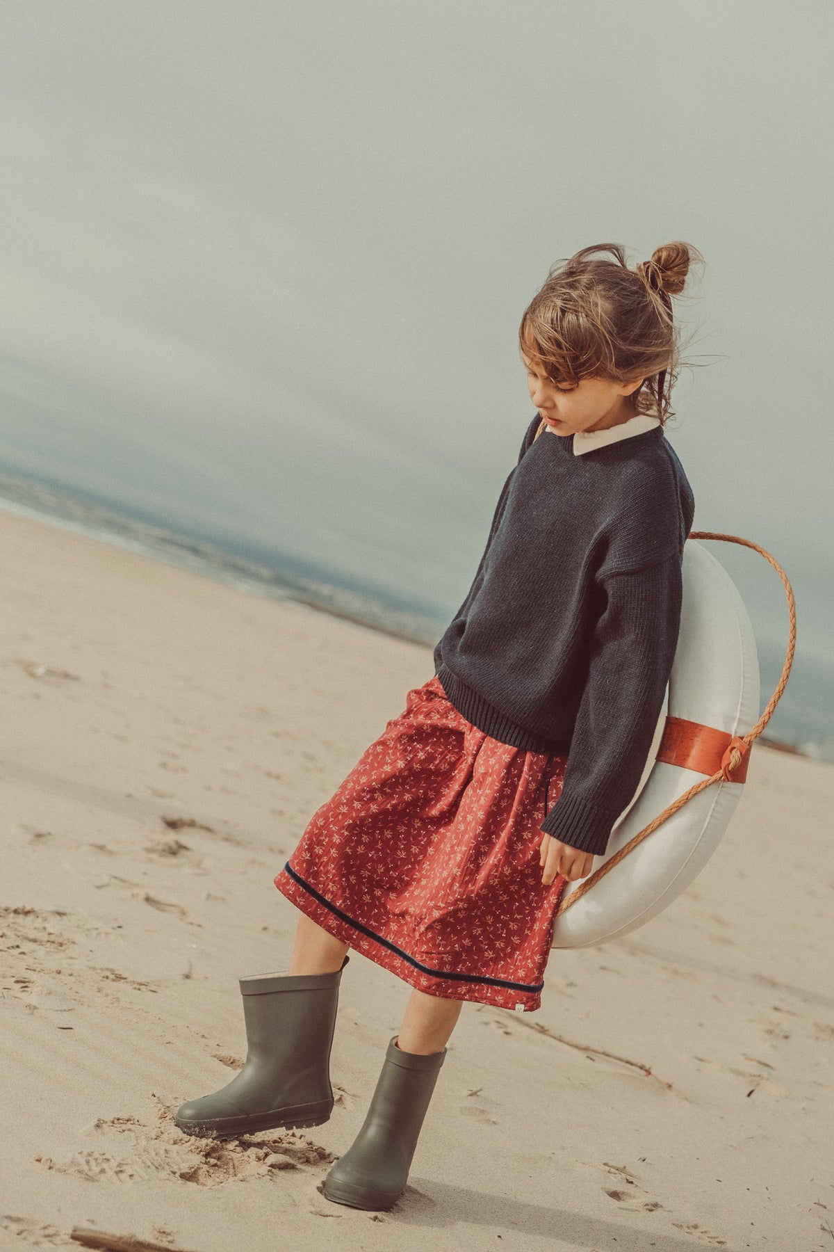 Artur Wool Sweater Navy