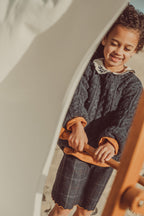 Clara Wool Sweater Graphite Ecru (Special Edition)