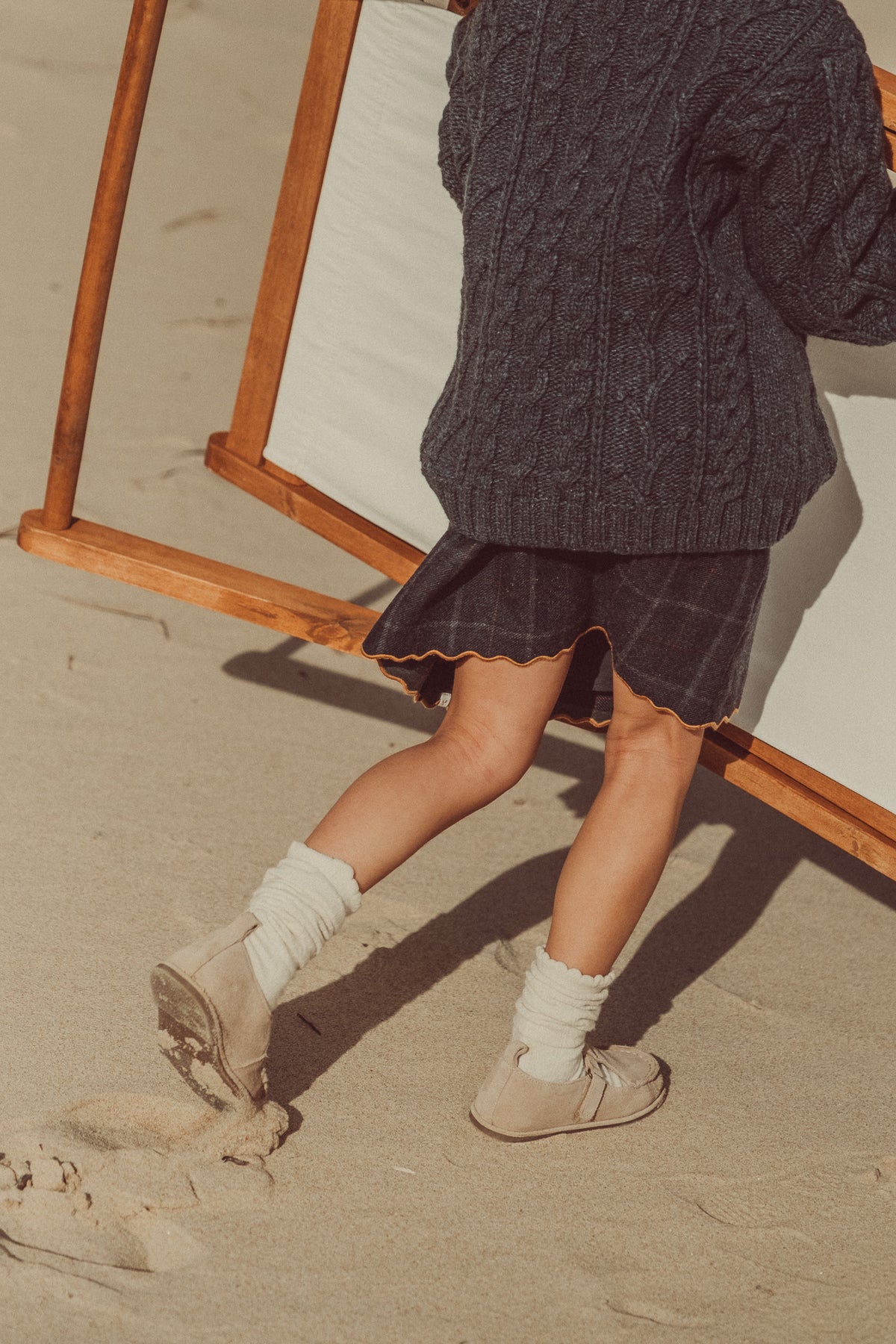 Ju Mini Skirt Navy Tartan