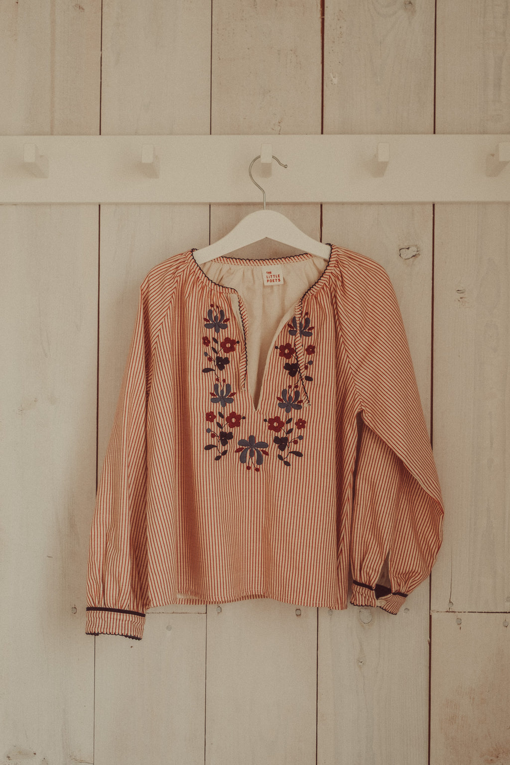 Olívia Blouse Red Stripes