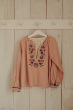 Olívia Blouse Red Stripes