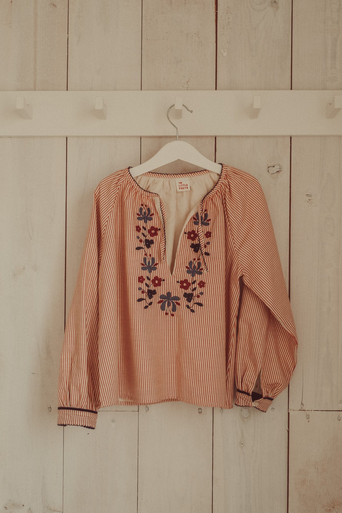 Olívia Blouse Red Stripes
