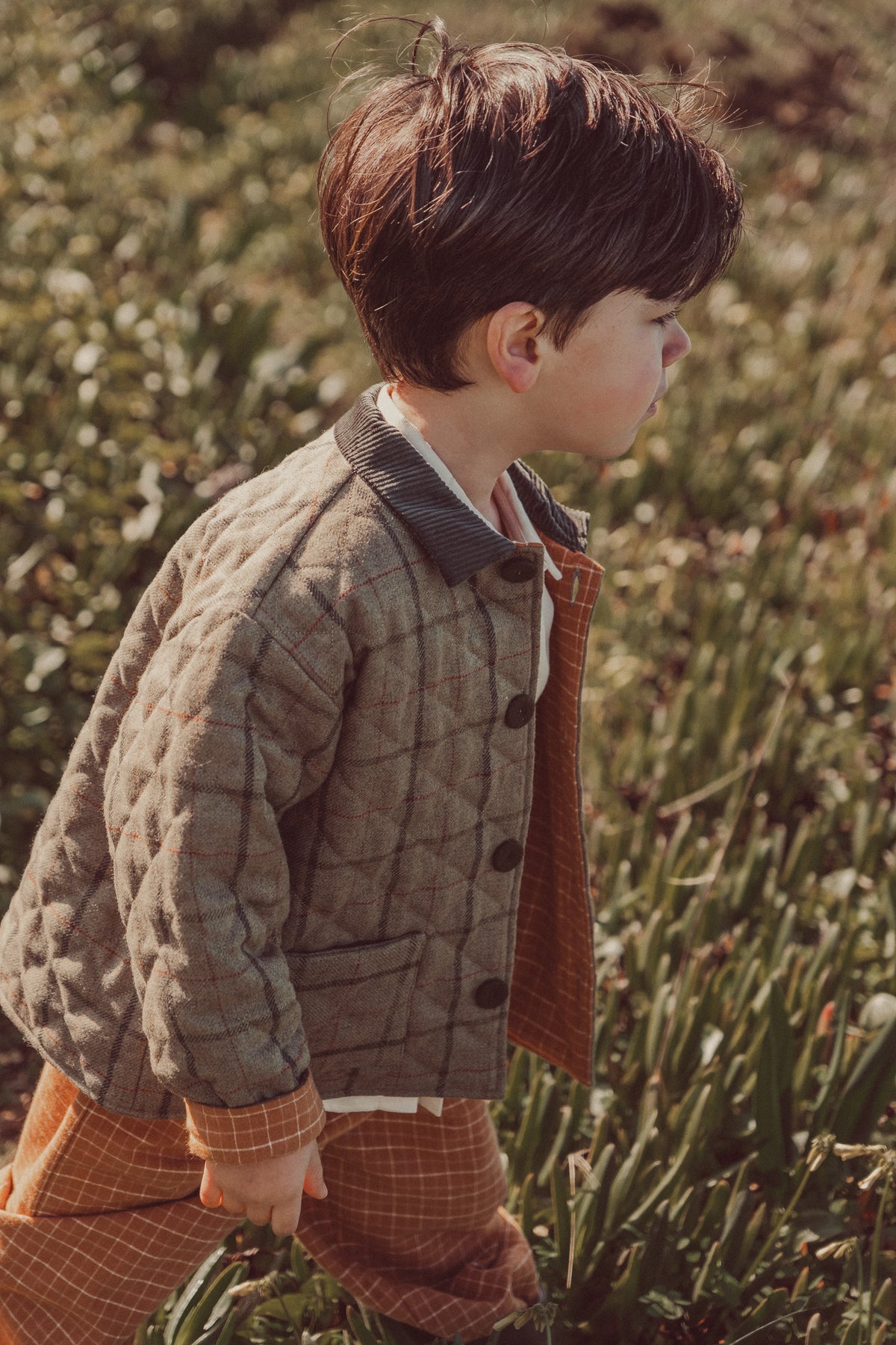 Fausto Jacket Green Tartan