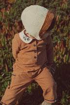 Noa Baby Jumpsuit Amber Mini Checks