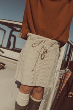 Ermelinda Wool Skirt Ecru (Special Edition)