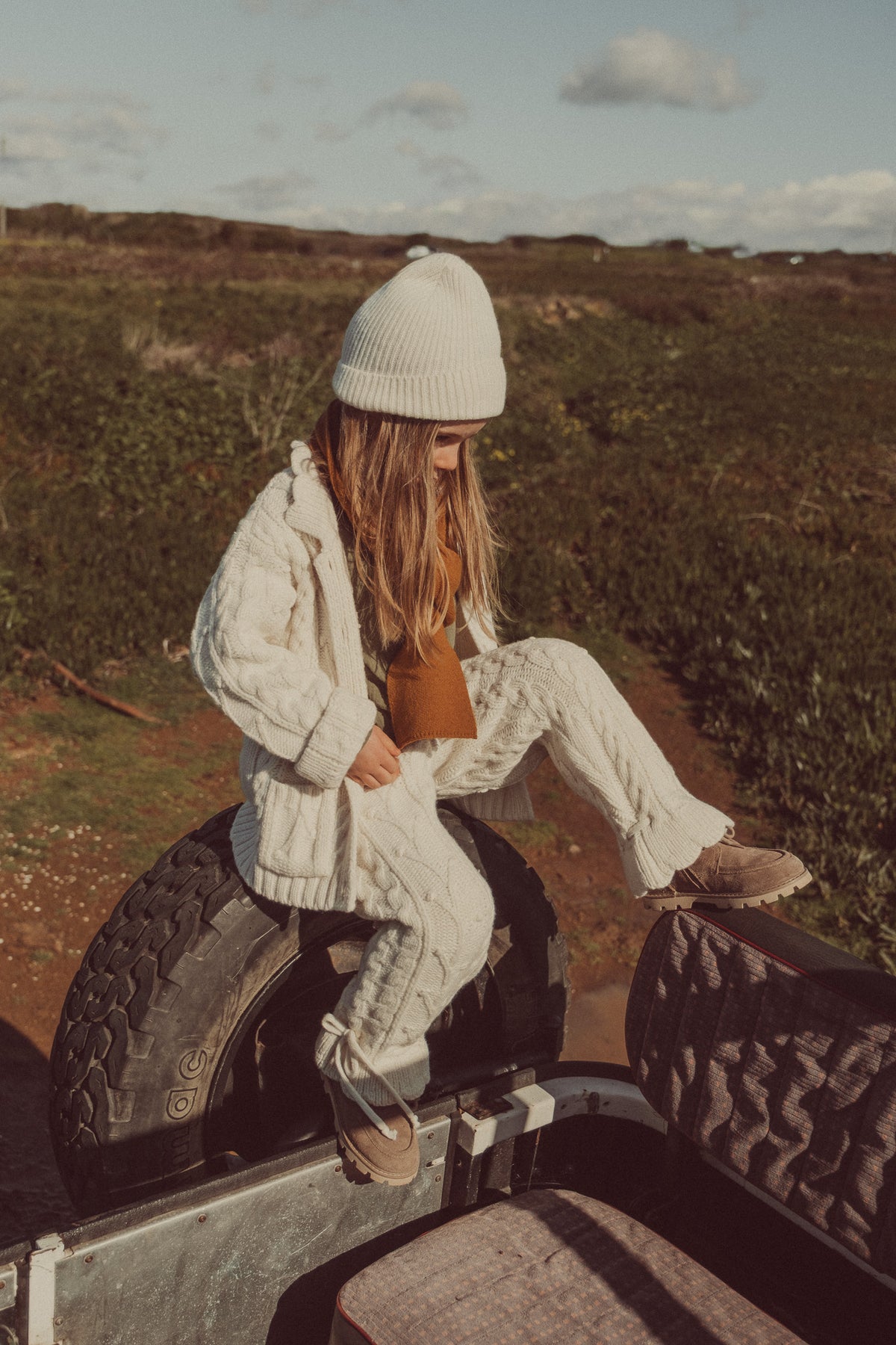 Berta Wool Pants Ecru (Special Edition)