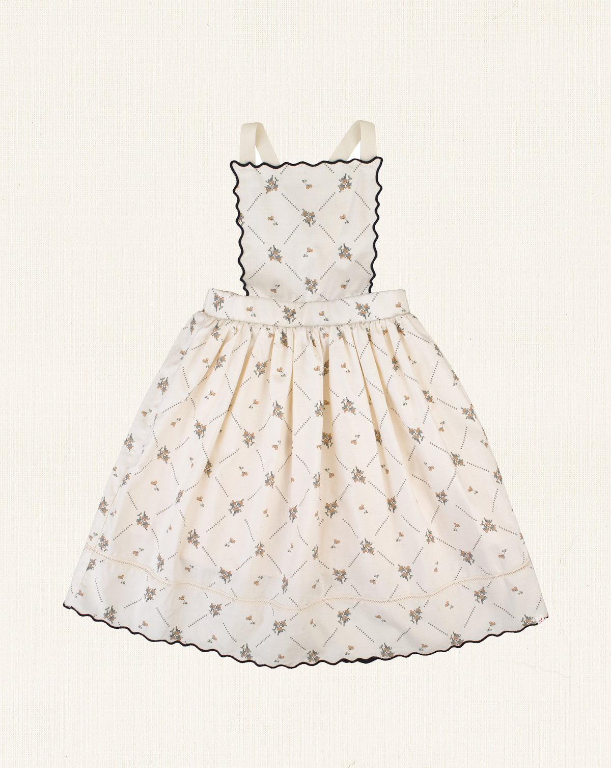 Laura Dress Navy Flowers