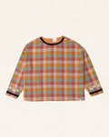 Elise Blouse Mixed Checks