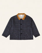 Fausto Jacket Navy Tartan