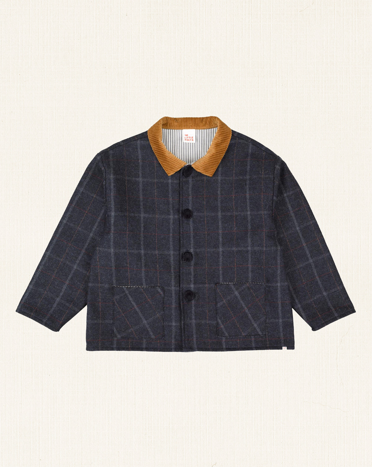 Fausto Jacket Navy Tartan