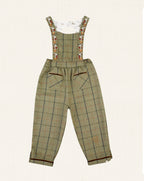 Flora Jumpsuit Green Tartan