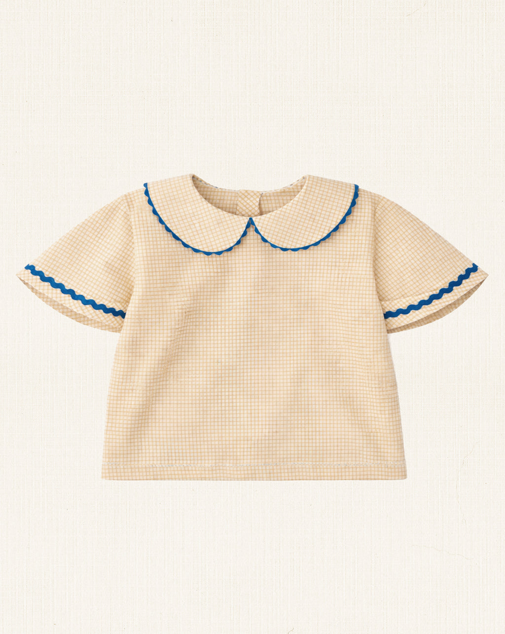 Florbela Shirt - Vichy Yellow