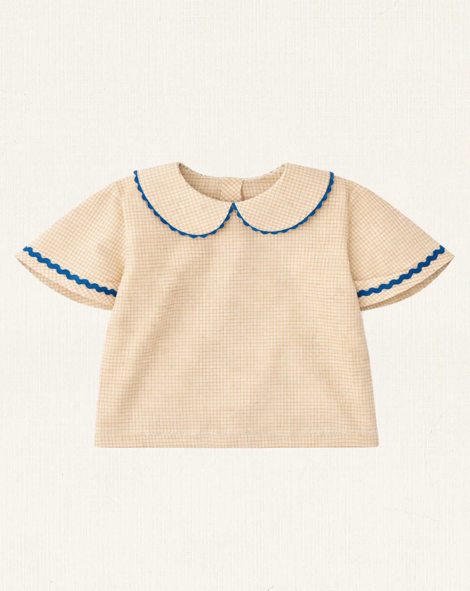 Florbela Shirt - Vichy Yellow