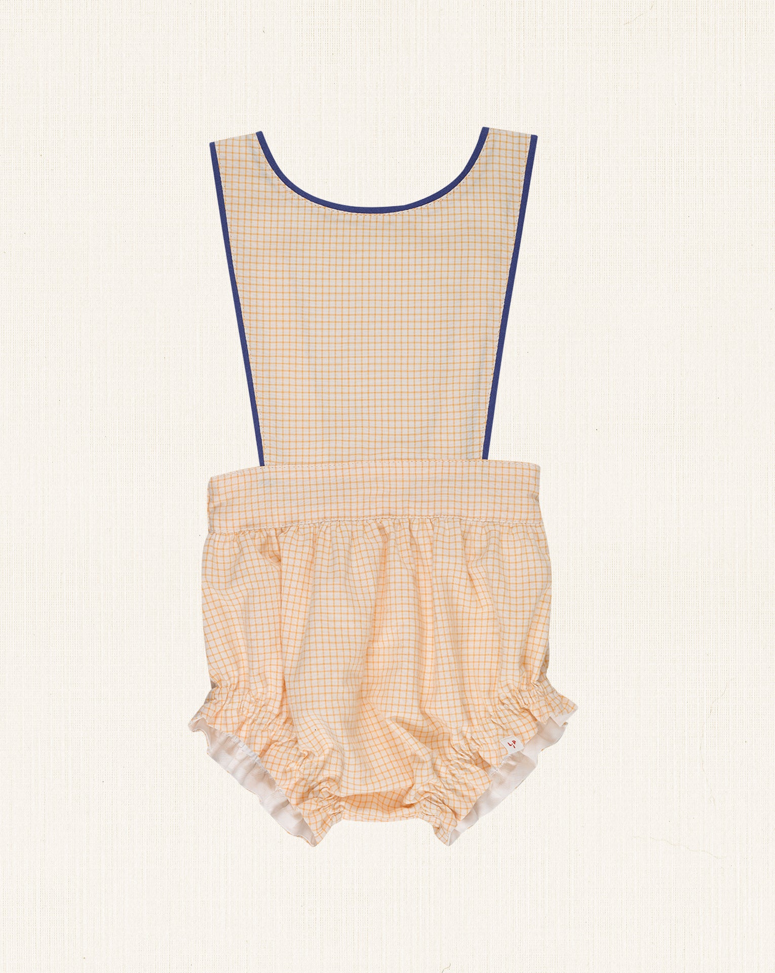 Frida Romper - Vichy Yellow