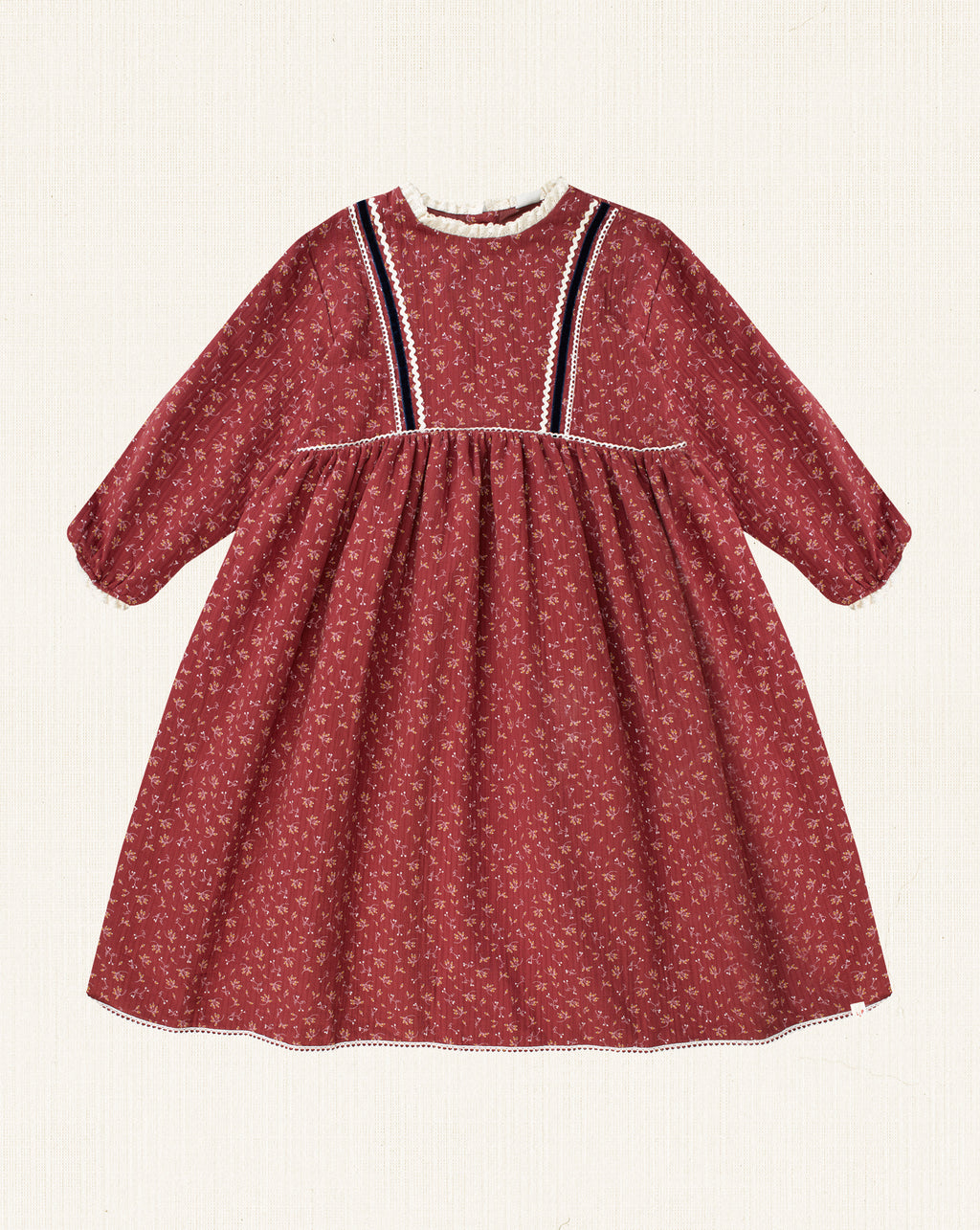 Grace Maxi Dress Granate Flowers