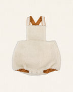 José Reversible Romper Ecru Sherpa