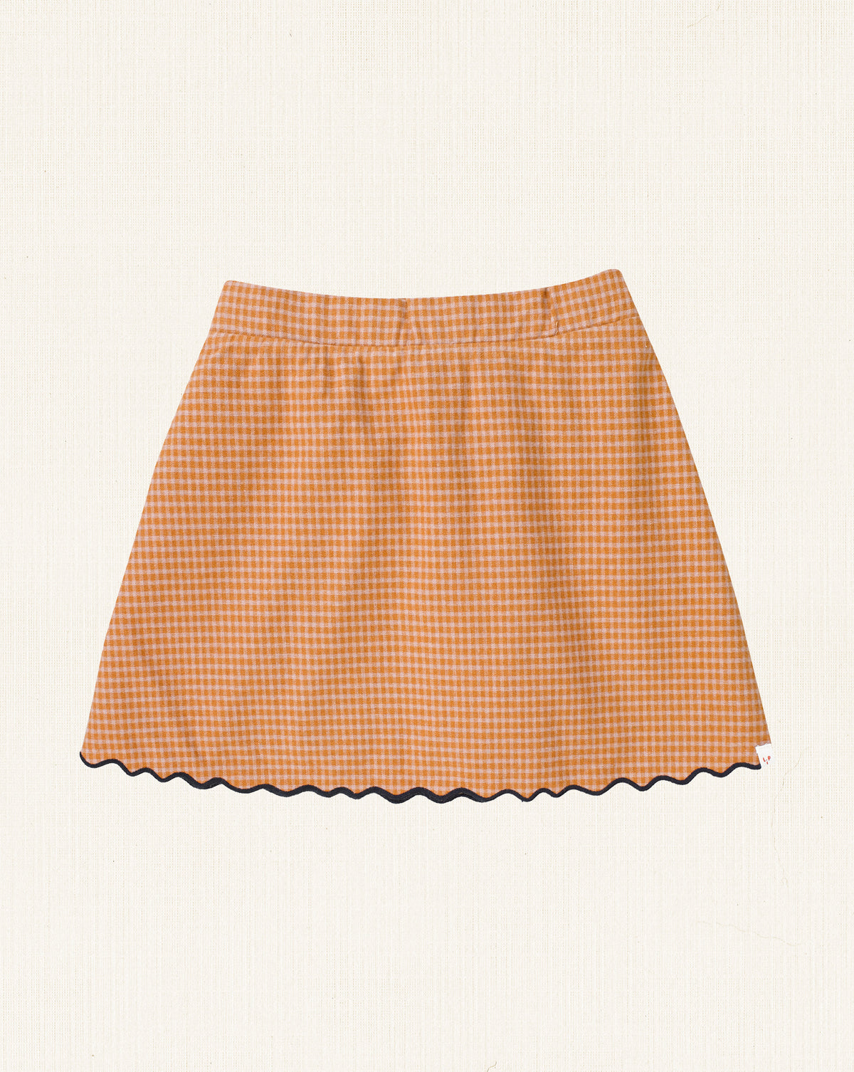 Ju Mini Skirt Amber Checks