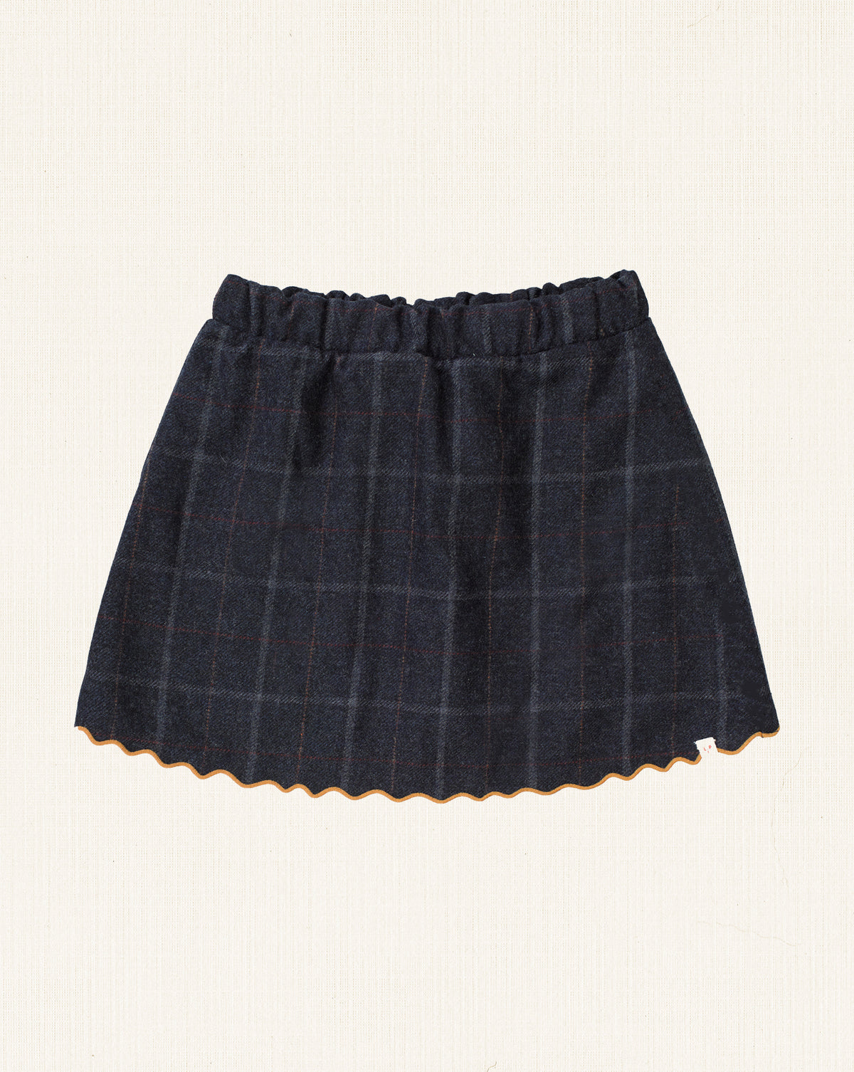 Ju Mini Skirt Navy Tartan