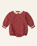 Lara Romper Granate Flowers