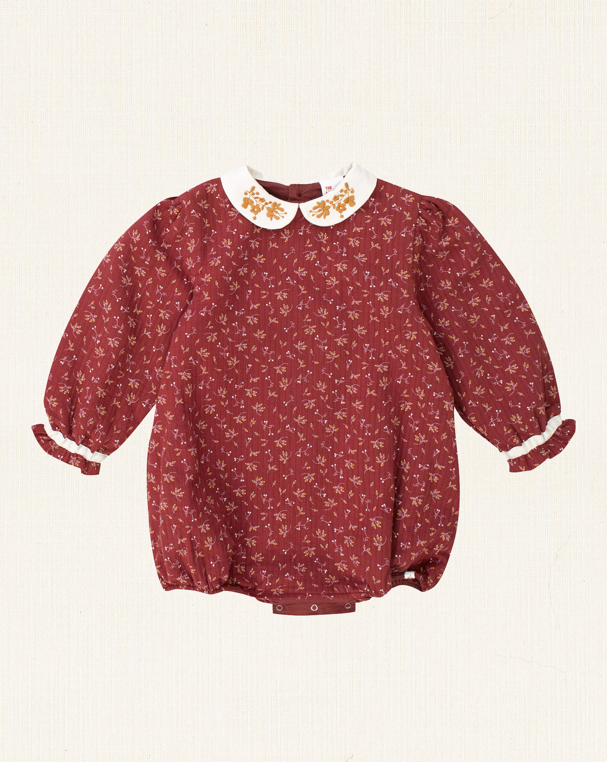 Lara Romper Granate Flowers