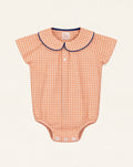 Leo Romper - Vichy Carrot